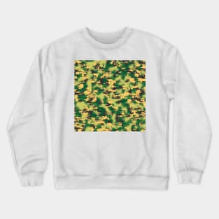 Yellow green Camouflage Crewneck Sweatshirt